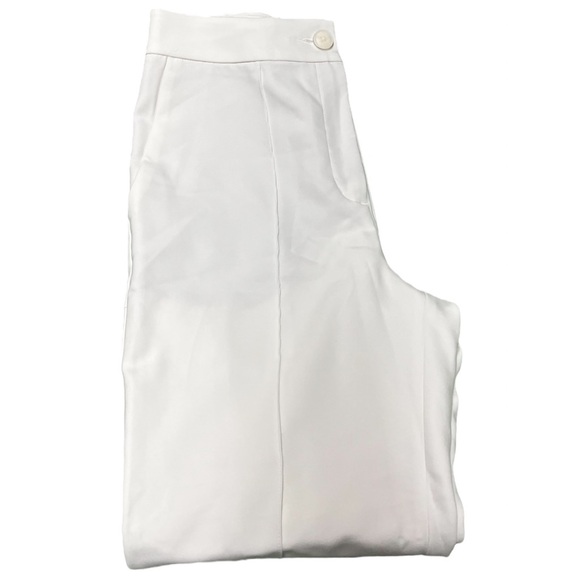 EXPRESS NWT White Ankle High Rise Seamed Pants (4R) - Picture 4 of 8